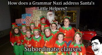 How Does A Grammar Nazi Address Santa’s Little Helpers?
